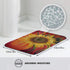 Granbey Custom Doormats Art Sunflowers Entrance Mat Floor Rug Indoor/Outdoor/Front Door/Bathroom Mats Rubber Non Slip