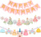 Princess Birthday Decoration | Princess Birthday Banner | Pink Happy Birthday Banner | Pink and Gold Birthday Party Decorations | Princess & Flower shape birthday party banner | Princess Home & Cab s