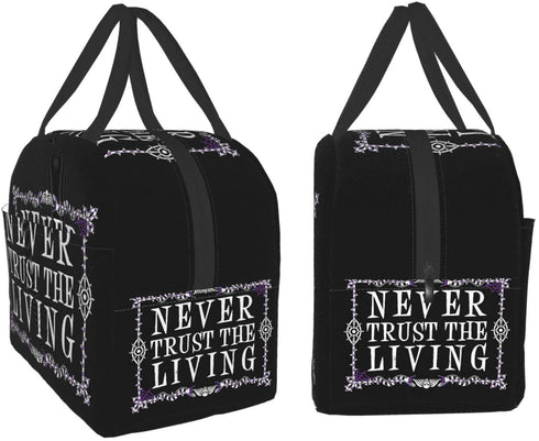 antcreptson Never Trust The Living Oxford Cloth Waterproof Thick Insulation Bag Picnic Bag Large Portable Lunch Box Bag Frozen Bag Insulation Package