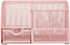 Annova Mesh Desk Organizer Office with 7 Compartments + Drawer/Desk Tidy Candy/Pen Holder/Multifunctional Organizer - Light Pink