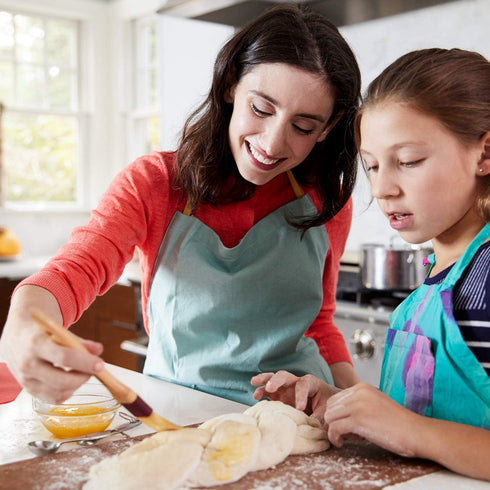 4 Pieces Pastry Brushes Basting Oil Brush with Boar Bristles and Beech Hardwood Handles Barbecue Oil Brush for Spreading Butter Cooking Baking Brush (1 Inch, 2 Inch, 3 Inch)