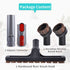 KEEPOW 5 Pcs Vacuum Attachments Kit Compatible with Dyson V7 V8 V10, Articulating Hard Floor Tool & Soft Dust Brush & Adapter Converter