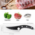 Belnk Butcher Knife 6-Inch High Carbon Stainless Steel Kitchen Chef Knives with Sheath and Gift Box Vking Knife Fillet Meat Cleaver Knives for Home, Camping, BBQ