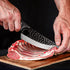 Belnk Butcher Knife 6-Inch High Carbon Stainless Steel Kitchen Chef Knives with Sheath and Gift Box Vking Knife Fillet Meat Cleaver Knives for Home, Camping, BBQ