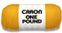 Caron 29401010549 One Pound Solids Yarn, 16oz, Gauge 4 Medium, 100% Acrylic - Sunflower- For Crochet, Knitting & Crafting ( 1 Piece )