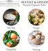 Manly Indulgence Sea Salt & Ginger Scented Jar Candle, Signature Collection, Soy Wax Blend, Wooden Wick, 15oz, White