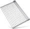17.7" x 15.5" Large Dish Drying Rack, Attom Tech Home Roll Up Dish Racks Multipurpose Foldable Stainless Steel Over Sink Kitchen Drainer Rack for Cups Fruits Vegetables