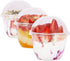 10 oz Clear Plastic Cups with Lids - 25 Sets Dessert Cups with Dome Lids (NO HOLE), Crystal PET Parfait Cups with Lids, Disposable Party Cups for Fruit/Ice Cream/Cupcake/Iced Cold Drinks