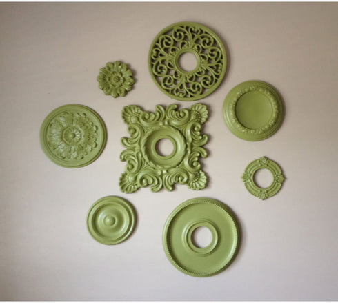 Ekena Millwork CM12LE Legacy Acanthus Ceiling Medallion, 12 3/4"OD x 7/8"P (Fits Canopies up to 3 1/2"), Factory Primed