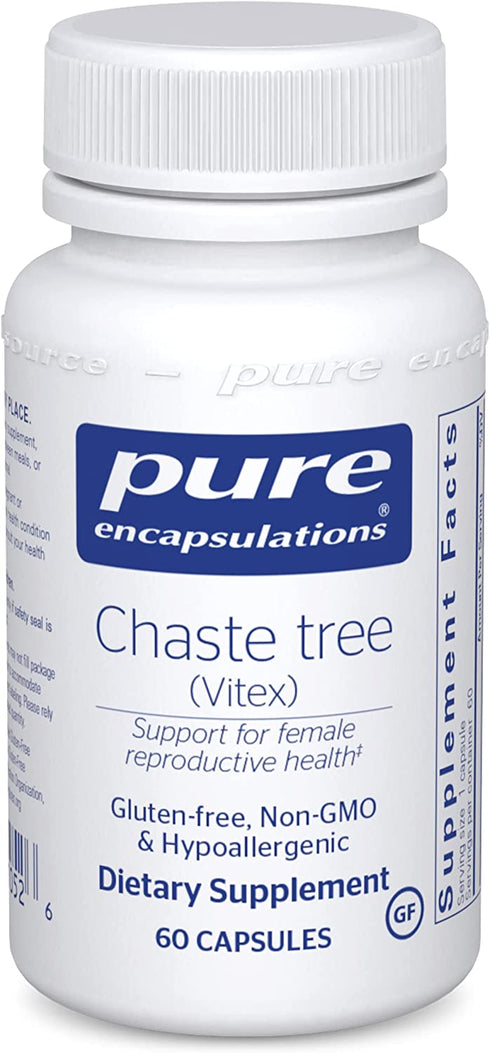 Pure Encapsulations Chaste Tree (Vitex) | Supplement to Support Healthy Menstrual Cycle Duration and Flow, Reproductive Function, and Breast Comfort* | 60 Capsules