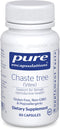 Pure Encapsulations Chaste Tree (Vitex) | Supplement to Support Healthy Menstrual Cycle Duration and Flow, Reproductive Function, and Breast Comfort* | 60 Capsules