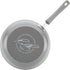 Rachael Ray Brights Deep Nonstick Frying Pan / Fry Pan / Deep Skillet - 9.5 Inch, Gray