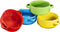 Porcelain 19 Oz. Soup Bowls With Handles - Oven Safe Bowls For French Onion Soup, Multi-Color Oven Soup Bowls, Set Of 4