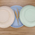 8.8 Inches Unbreakable Wheat Straw Plates - Reusable Plate Set - Dishwasher & Microwave Safe - Perfect for Dinner Dishes - Healthy for Kids Children & Adult, BPA Free & Eco-Friendly (8.8 Inches)