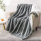 BEDELITE Sherpa Fleece Blanket Grey Throw Blanket for Couch & Bed- 480GSM Thick Warm Winter Blankets, Super Soft & Cozy Fuzzy Blanket (50" X 60")