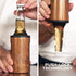 BrüMate Hopsulator BOTT'L - Insulated Beer Bottle Cooler for 12 Oz Bottles - Double-walled Stainless Steel - Perfect for Travel & Keeping Drinks Cold Outdoors (Aqua)