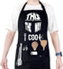 Funny Cooking Chef Apron with Pockets BBQ Kitchen Work Aprons Birthday Dad Creative Gifts