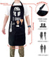 Funny Cooking Chef Apron with Pockets BBQ Kitchen Work Aprons Birthday Dad Creative Gifts
