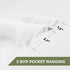 RYB HOME White Sheer Curtains 96 inch - Faux Linen Blend Semi Sheer Curtains Soft Light & Airy Privacy Sheers for Bedroom Living Room Canopy Bed Bathroom, 52 inch Wide x 96 inches Long, 2 Pcs