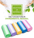 8 Gallon/150pcs Medium Trash Bags, FORID Colorful Clear Garbage Bags, Extra Strong Rubbish Bags for Home, Office, Car/30 Liter/5 Rolls