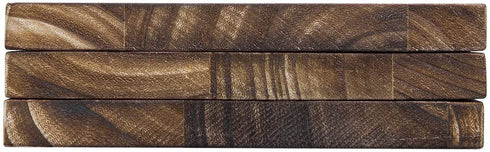 Multifunction Unfinished Wood, Wood for Crafts, Signs, Wall Decorations, Wall Arts, Storage Shelves, 16.5" x 5.9" x 0.59", Set of 3, Carbonized Black, Blank Wood Signs for Front Door