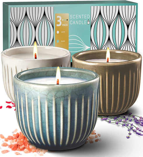 Christmas Gifts for Women, Scented Candles Gift Box for Mom Wife Aunt Sister Friends Gifts,Unique Relaxing Presents for Her,Retirement Housewarming Birthday Gifts for Women