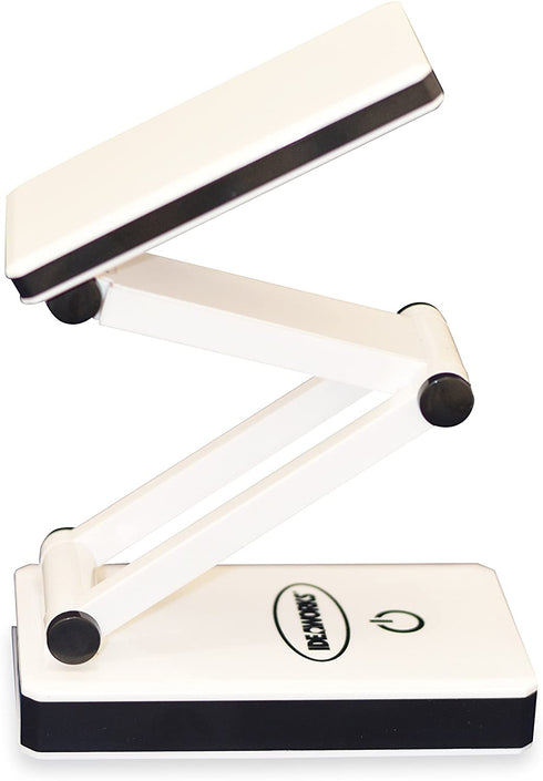 Ideaworks LED Lamp for Desk - Collapsible, Portable from Home to Office, White