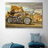 LVUPIIG Ghost-Rider Motorcycle Rider Poster Decorative Painting Canvas Wall Art Living Room Posters Bedroom Painting 16x24inch(40x60cm)