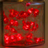 Cooraby 13.1 Feet 40 Heart Shaped LED String Lights Twinkle Fairy Lights Battery Operated with 8 Flash Modes, Remote and Timer for Indoor Outdoor Party Wedding Valentine's Day Mother's Day Decor
