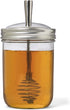 Jarware Honey Dipper, Wide Mouth, Silver