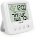 MITIR Digital Hygrometer Indoor Thermometer for Home, Humidity Meter, Room Thermometer Indoor Humidity Sensor with Clock, Humidity Gauge with Temperature and Humidity Monitor, Hygrometer Thermometer