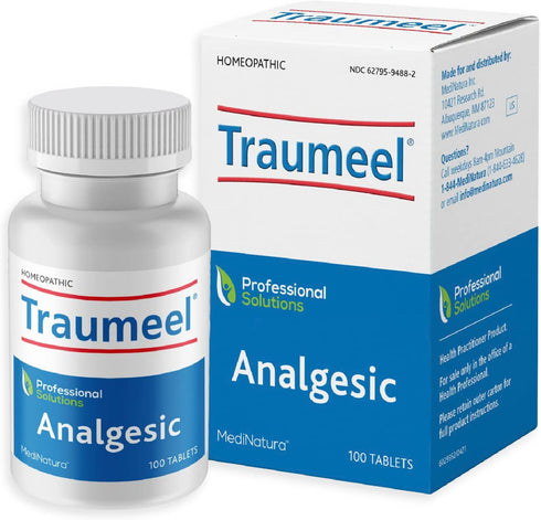 MediNatura Traumeel Pain Relief of Muscle, Joint, Back, Arthritis, Injury, Exercise Related Pain & Soreness - Arnica + 13 Active Ingredients - Made in Germany - 100 Tablets