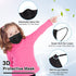 XDX Kids Mask Individually Wrapped, Kids Black Disposable Face Mask for Boys and Girls, 3 Ply - 5.7" x 3.7" Children's Size for Childcare, School, Daily Use (50 PCS)