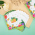 Hawaiian Luau Party Supplies, Tropical Paper Plates and Napkins Cups Sets Serves 30
