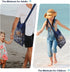 Rimobul Sand Away Beach Treasures Seashell Pocket Mesh Bags - Set of 4(Large)