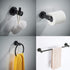 2-Pack Toilet Paper Holder for Mega Roll, Durable Stainless Steel Construction, Rust-Proof, Matte Black