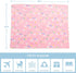 Toneed Soft Throw Blanket for Girls Kids, 50'' x 60'' Fluffy Flannel Warm Blankets for Bed, Plush Washable Decorative Fur Blanket for Room Sofa, Couch and Home Decor