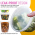 24-Pack Plastic Deli Containers with Airtight Lids, 16oz - Disposable Food Storage Containers for Meal Prep, Takeout, Restaurant, and More - Multipurpose Clear Plastic Containers - Microwaveable