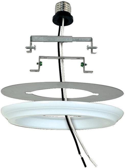 Westinghouse Lighting 0101100 Recessed Light Converter, 1, Finished White