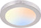 Cloudy Bay 7.5 inch 3 Color LED Mini Flush Mount Ceiling Light 3000K/4000K/5000K Adjustable,120V 12W 840LM CRI90+,Brushed Nickel