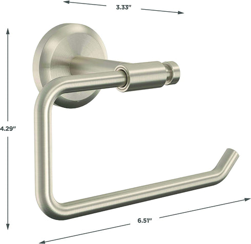 Delta Faucet Westdale Toilet Paper Holder, SpotShield Brushed Nickel , Bathroom Accessories, WSD50-BN