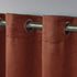 Exclusive Home Curtains Oxford Textured Sateen Thermal Window Curtain Panel Pair with Grommet Top, 52x96, Mecca Orange, 2 Count