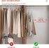 AIR&TREE 2 Pack Pants Hangers Space Saving,Anti-Rust Plastic Hangers,Durable and Sturdy Hangers for Pants Scarf Jeans Slack Trousers Ties Towels,Multiple Pants Hangers 6 in 1 (White)