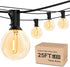 RTTY Outdoor String Lights 25ft, G40 Led Patio Lights with 13pcs Bulbs,Waterproof Shatterproof Dimmable Hanging Globe Outdoor Lights for Cafe,Bistro & Backyard