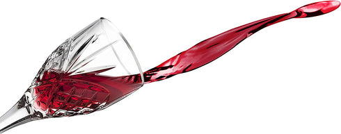 Godinger Wine Glasses, Stemmed Wine Glass Goblets - Dublin Platinum - 9oz, Set of 4