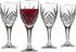 Godinger Wine Glasses, Stemmed Wine Glass Goblets - Dublin Platinum - 9oz, Set of 4