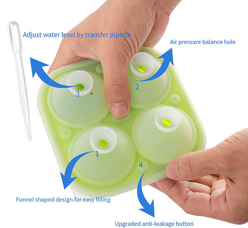 Silicone Rose Ice Cube Tray,Easy Release Large Novelty Ice Ball Maker Mold with Lid,Rose Shaped Sphere Ice Mold for Whiskey,Cocktails,Homemade Juice,Chilled Drink