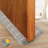 Twin Door Draft Stopper36 in Under Door Draft Stopper Bottom Seal Weather Stripping Window Breeze Blocker Sound Blocker Adjustable Door SweepsDouble Sided-Removable and WashableCheck Gray