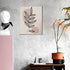 Boho Canvas Wall Art Botanical Floral Plant Painting Abstract Minimalist Geometric Large Wooden Wall D©cor Mid Century Poster Framed Artwork for Living Room Bedroom Bathroom 20x16 inch