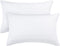 PHF 100% Cotton Waffle Pillowcases Standard Size, 2 Pack Soft Breathable Skin-Friendly Pillow Sham,Decorative Waffle Weave Pillow Case Covers, 20" X 26", No Filling, White